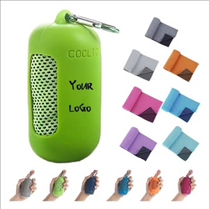Silicone Case Quick Dry Sports Towel
